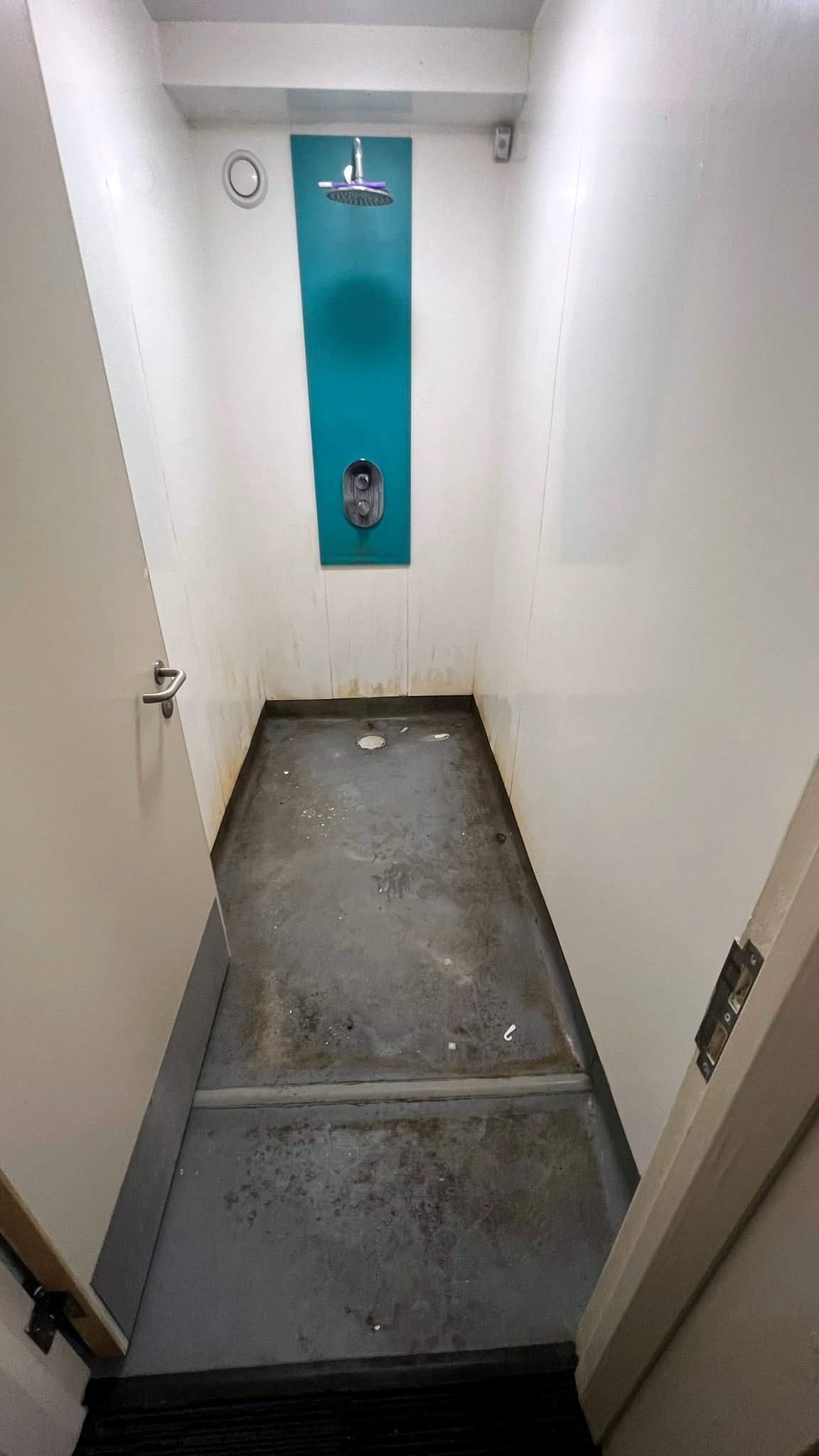 Before: Communal wet room